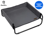 Charlie's High Walled Outdoor Trampoline Pet Bed - Grey