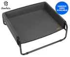 Charlie's High Walled Outdoor Trampoline Pet Bed - Black