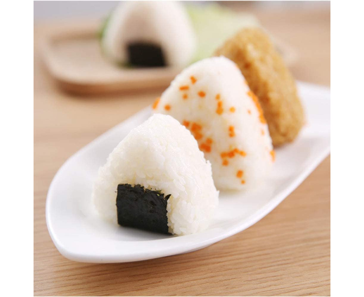 Onigiri Mold, 3 Pack Rice Mold Musubi Maker Kit, Non Stick Spam Musubi  Maker Press, Classic Triangle Rice Ball Mold Maker Sushi Mold for Kids  Lunch Bento and Home DIY 