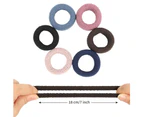 Ties Thick Hair Bands Hair Elastic Seamless Hair Ties Ponytail Holders Simply No Slip No Break No Crease No Damage for Sports Thick Hair Tie