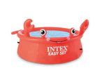 Intex 1.83m x 51cm Happy Crab Easy Set Kids/Children Swimming Inflatable Pool 2P