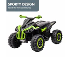 Kahuna GTS99 Kids Toy Electric Ride On Quad Bike Toy ATV 50W - Green