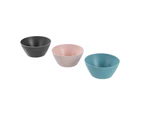 12 x Bamboo Fiber Plastic Bowls 25cm | Eco Reusable Bowls Salad Serving Bowl for Salad, Soup, Cereal, Pasta, Fruit etc. Good for Party, Home Use,
