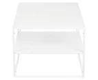 Cooper & Co. 90cm Living Aria Coffee Table - White