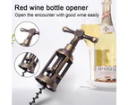 Creative zinc alloy wine bottle opener multifunctional simple wine antique bottle opener gift