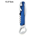18-in-1 Snowflake Multi-tool, Stainless Compact Portable Outdoor Tool Keychain Bottle Opener black