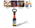 Creative Mini Imitation Tool Keychain Bottle Opener Zinc Alloy Bartender Bottle Opener 4PCS double-ended wrench