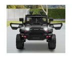 Mazam Kids Ride On Car 12V Electric Jeep Remote Vehicle Toy Cars Gift LED light Black