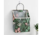 Large Multifunctional Linen Cotton Wall Hanging Storage Bag with Pockets-style4