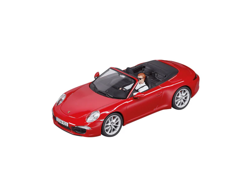 Slot Car Carrera Licensed 1:32 Scale Porsche 911 Carrera S Cabriolet Toy Car Red