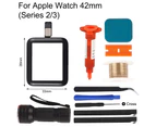 Watch LCD Front Glass Cover Touch Screen Digitizer Replacement with Flex Cable for Apple Watch Series 2/3 4 5 SE- For Apple Watch 42mm (Series 2/3)