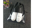 20 pcs Travel Shoe Bags Waterproof Portable Shoe Storage Pouch with Handle for Men & Women,black