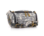 1000D Waterproof Oxford Men's Belt Fanny Pack Shoulder Messenger Bag Tactical Chest Bags - Khaki