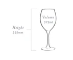 Plumm Outdoors WHITE a European Crystal Wine Glass - Master Carton - 16 Pack