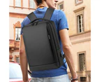 Backpacks For Men USB Charging Waterproof Oxford Cloth Bag For Laptop Multifunctional Business Luxury Rucksack Mans - Dark gray