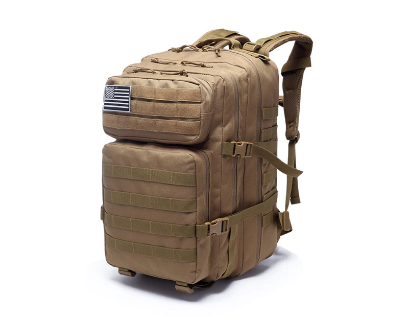 Waterproof Hiking Backpack Outdoor Military Rucksacks Tactical Bags Backpacks for Men Bags Backpacks - Khaki