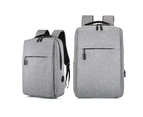 Men's Backpack Waterproof Oxford Cloth Bag Multifunction USB Charging Rucksack Male For Laptop Business Travel Bagpack - Blue