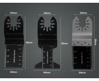 Traderight 20 Pcs Oscillating Multi Tool Saw Blades Workshop Metal Wood Carbide