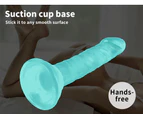 Crystal Dildo Dong Realistic Penis Cock Suction Cup Shaft G-spot Adult Sex Toy