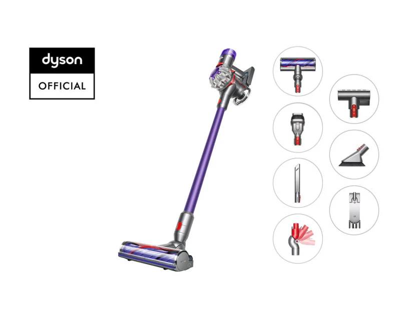 Dyson V8™ Extra stick vacuum cleaner (Silver/Purple)