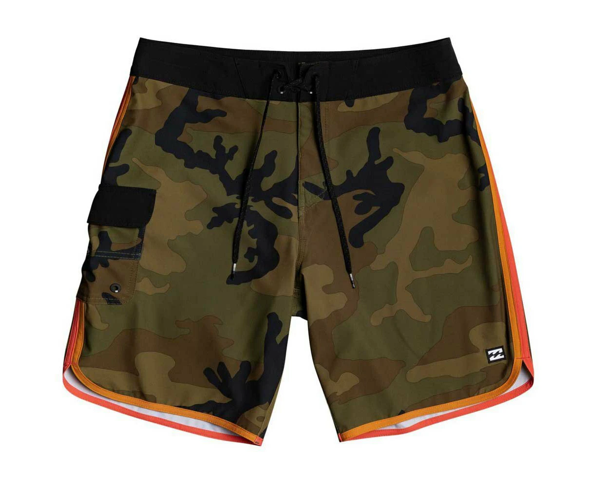 Billabong Mens 73 Line Up Pro Boardshorts Summer Shorts Boardies - Camo