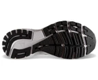 Brooks Men's Adrenaline GTS 22 Wide Fit Running Shoes - Black/White/Silver