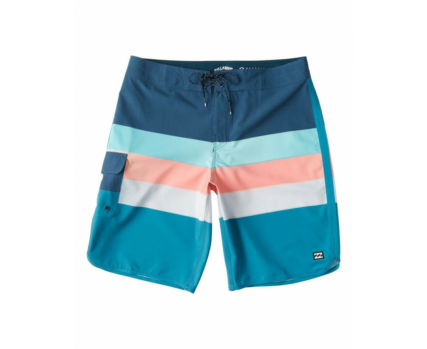 Billabong Mens 73 Up Pro Boardshorts Summer Shorts Boardies - Marine