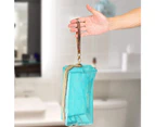 Waterproof Storage Bags PVC Transparent Zippered Toiletry Bag with Handle-style2
