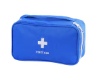 First Aid Bag - First Aid Kit Bag Empty for Home Outdoor Travel Camping Hiking, Empty Medical Storage Bag-blue