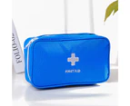First Aid Bag - First Aid Kit Bag Empty for Home Outdoor Travel Camping Hiking, Empty Medical Storage Bag-blue