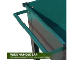 Wallaroo Garden Bed Cart Raised 108.5 x 50.5 x 80cm Steel - Green