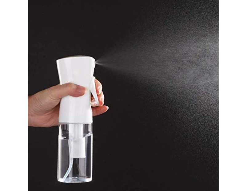 Hair Spray Bottle, Fine Mist Sprayer, 200 Ml, White+Clear