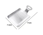 Ginger Grater Stainless Steel Shovel-shaped Food Grater for Ginger for Garlic Fruits and Root Vegetables Kitchen Accessory Gadget
