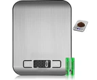 Professional Digital Scale Electronic Scale, Stainless Steel Kitchen Scale With Lcd Display,Black
