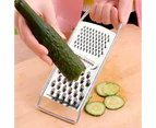 Kitchen Professional Cheese Grater Stainless Steel - Durable Rust-Proof Metal Lemon Zester Grater With Handle-style 3
