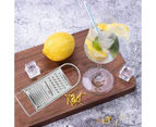 Kitchen Professional Cheese Grater Stainless Steel - Durable Rust-Proof Metal Lemon Zester Grater With Handle-Style 6