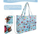 Craft Bag for Yarn Crochet Knitting Cross Stitch Project & Supplies, Crochet Bags Knitting Tote
