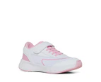 Clarks Boys/Girls Horizon 2.0 School Shoes - White/Pink