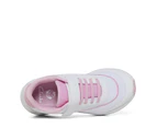 Clarks Boys/Girls Horizon 2.0 School Shoes - White/Pink