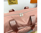 Foldable Shoulder Travel Bag Luggage Tote Bags For Women Large Capacity Organizer Ladies Weekender Gym Men Messenger Handbags - Red