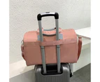 Foldable Shoulder Travel Bag Luggage Tote Bags For Women Large Capacity Organizer Ladies Weekender Gym Men Messenger Handbags - Gray