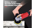 1400w Polisher Concrete Stone Wet Polishing Kit 6 Speed Including Cutting Wheel Splash Guard And 12 Grit Pads