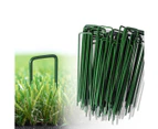 Marlow 100PCS Synthetic Artificial Grass Pins Turf Pin U Fastening Lawn Weed Mat