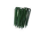 Marlow 100PCS Synthetic Artificial Grass Pins Turf Pin U Fastening Lawn Weed Mat