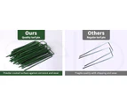 Marlow 100PCS Synthetic Artificial Grass Pins Turf Pin U Fastening Lawn Weed Mat