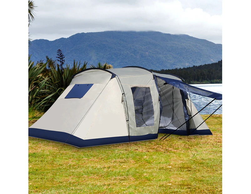 Mountview Large Family Camping Tent  Portable Outdoor Beach 6-8 Person Shelter