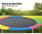 REPLACEMENT TRAMPOLINE PAD REINFORCED OUTDOOR ROUND SPRING COVER 8 10 12 14 16ft