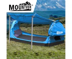 Mountview Double Swag Camping Swags Canvas Dome Tent Free Standing Navy - Khaki,Grey,Blue