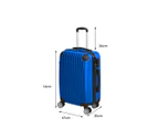 Slimbridge 28" Travel Luggage Suitcase TSA Lock Carry Bag Hard Case Blue