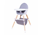 Bebecare Baby Infant Zuri Multi-functional High Chair & Love A Bowls Feeding Set